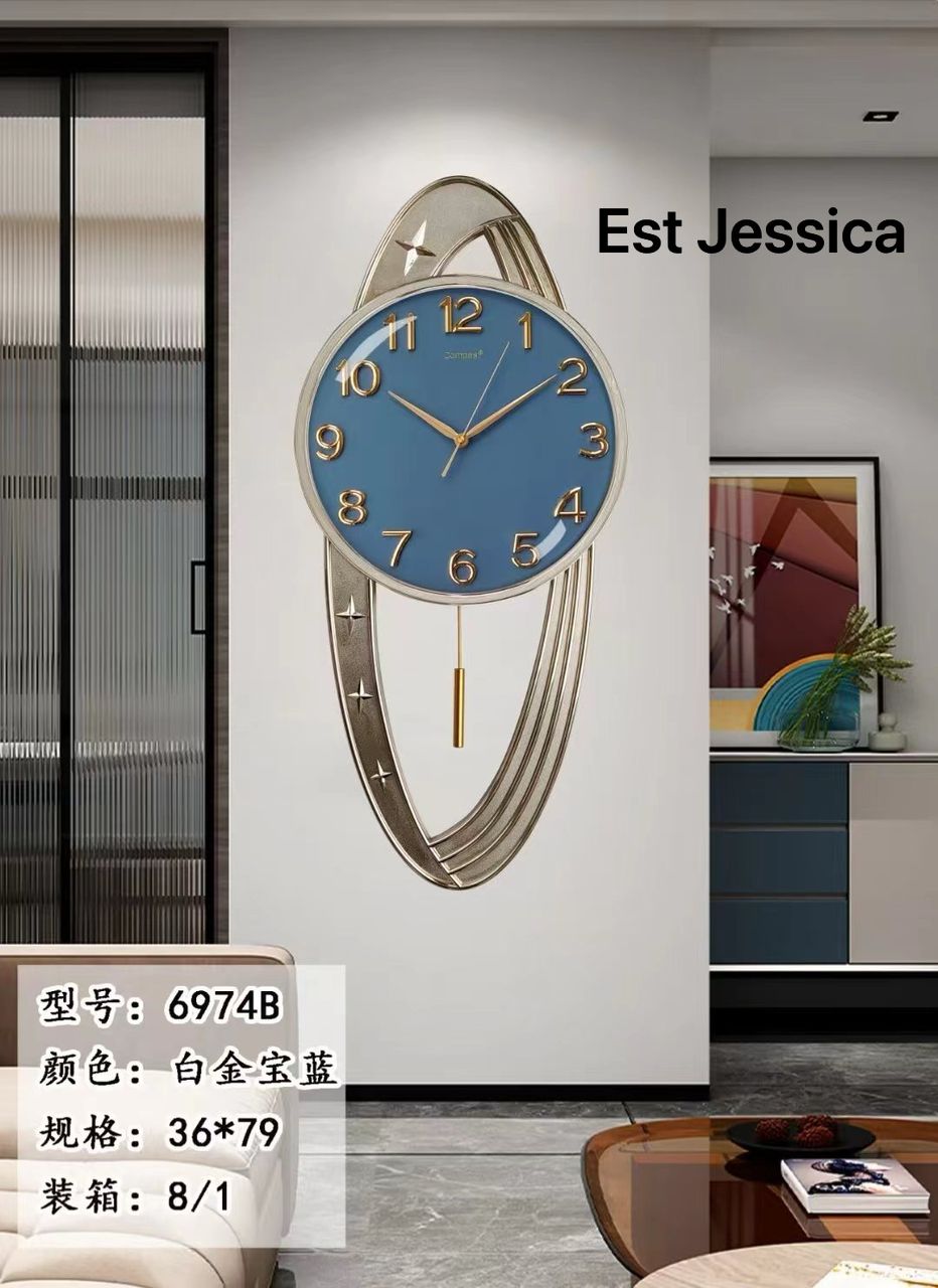 Wall clock_Oval Design