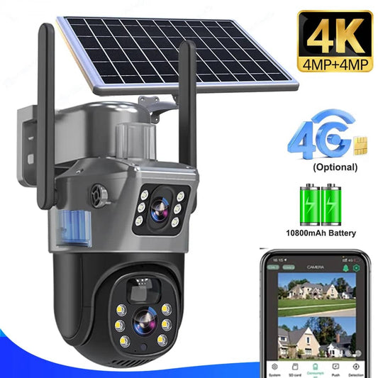 Wifi solar security camera