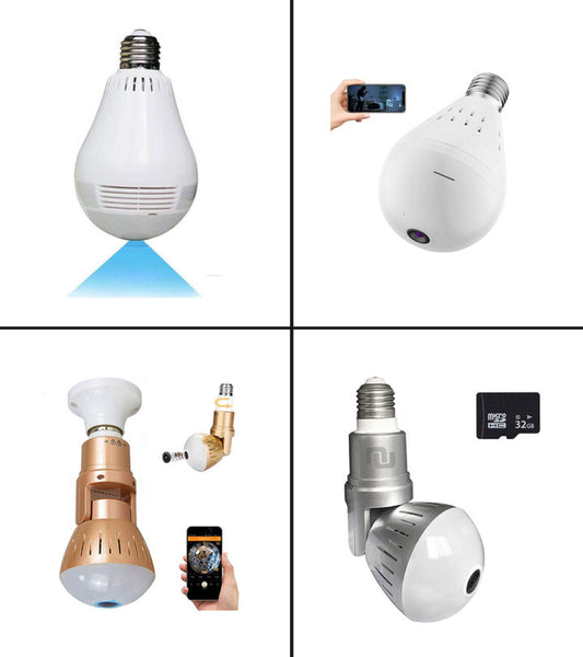 Bulb security camera