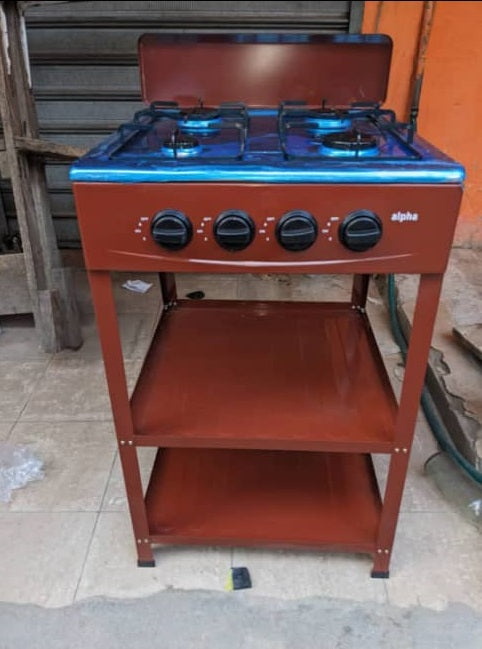 Gas Cooker & Stand Integrated