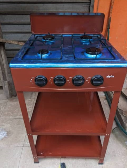 Gas Cooker & Stand Integrated