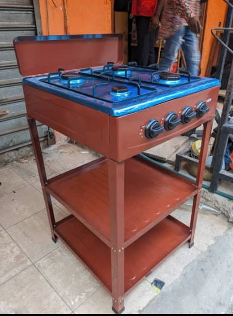 Gas Cooker & Stand Integrated