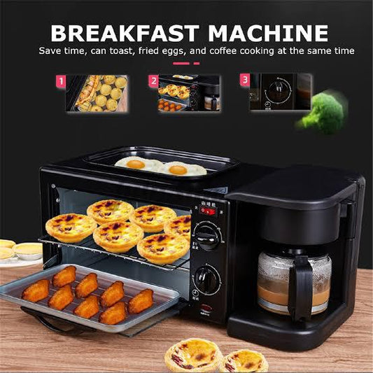 Electric Oven & Coffee Maker - 2in1