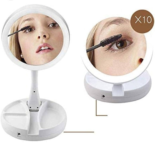 Women's FoldAway Portable Mirror