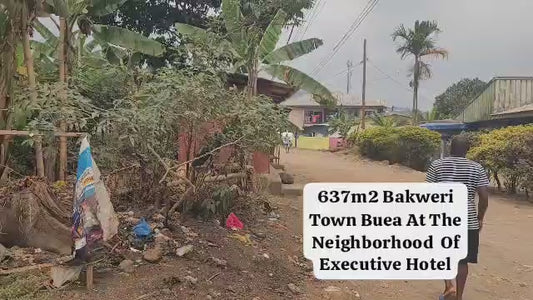 637m2 Land for Sale - Buea